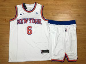 Maillot De Basket New York Knicks Blanc Nike Survetements et Short